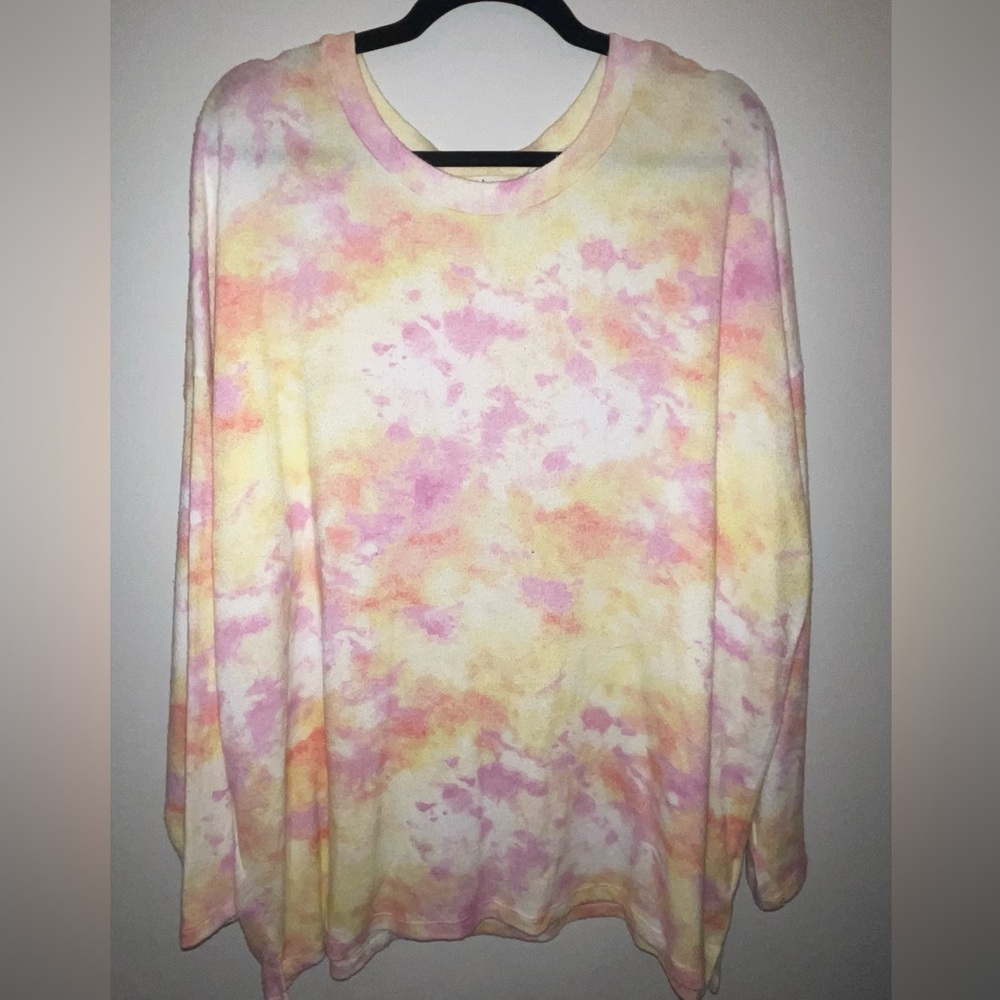 Style & Co Tie Dye Long Sleeve Shirt